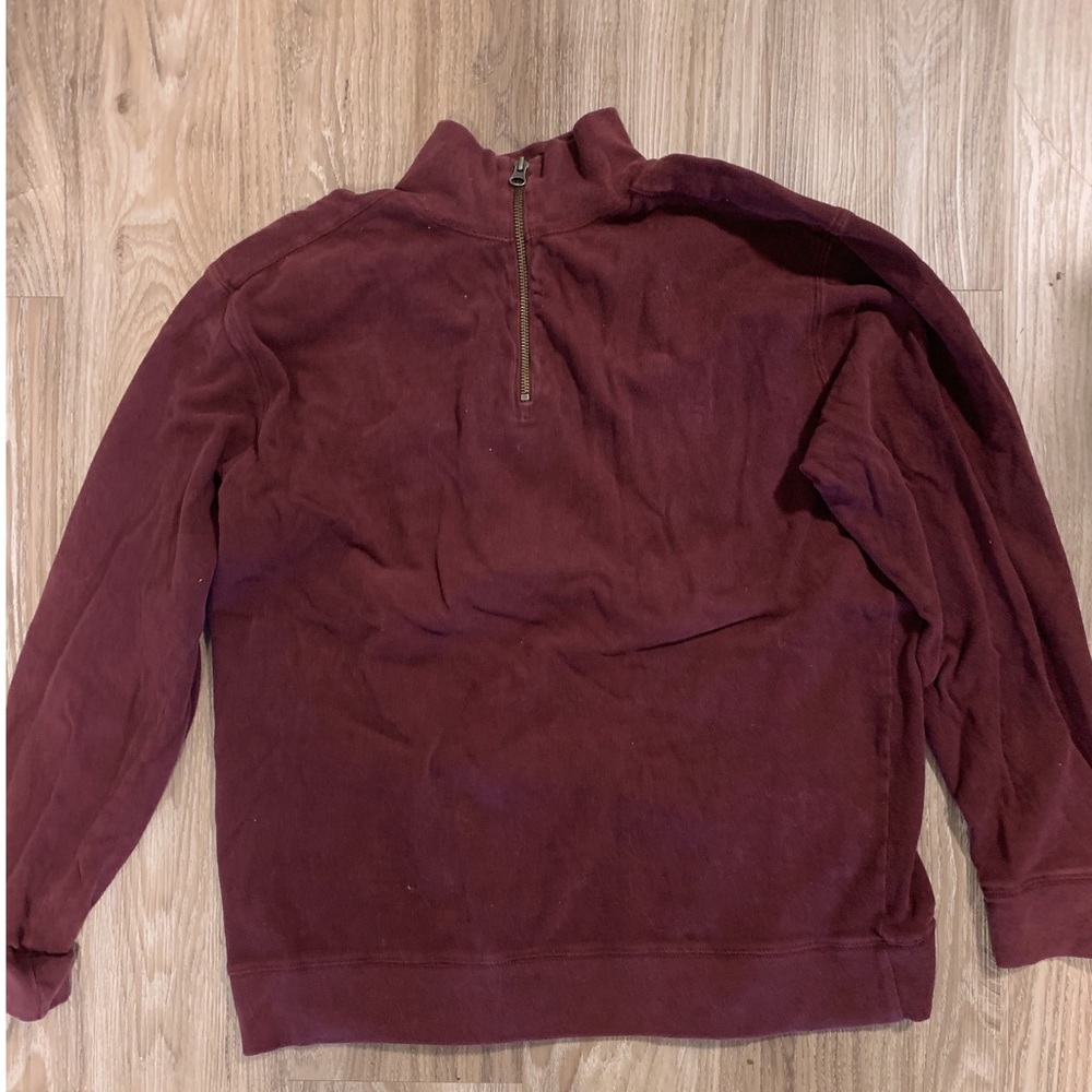 Maroon Quarter Zip